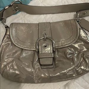 Gold&Purple Coach Shoulder Bag